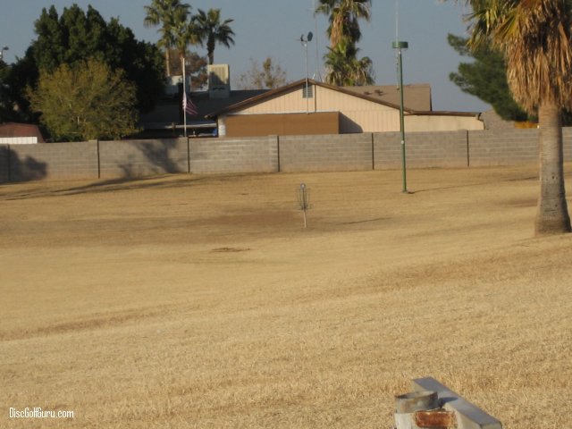 Emerald Park Disc Golf Course in Mesa Hole 8